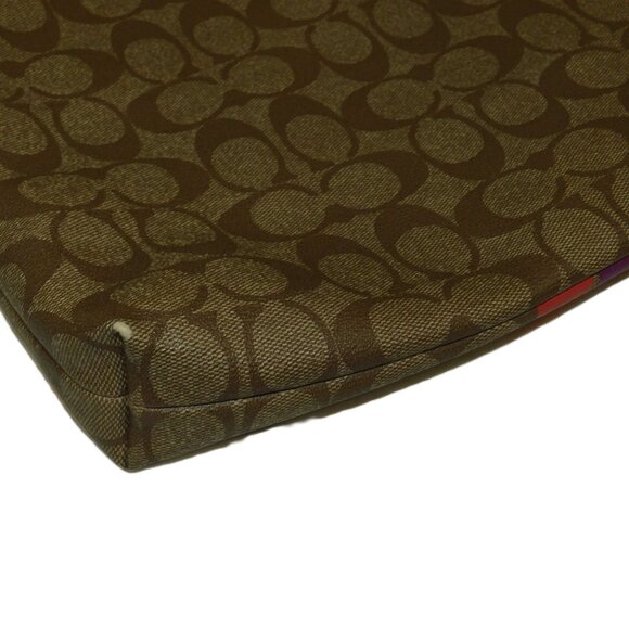 Coach Varsity Stripe Leather Crossbody Bag - Picture 14 of 15